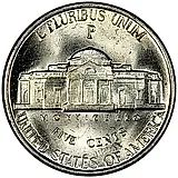 5 центов 1943, P, Томас Джефферсон [США]