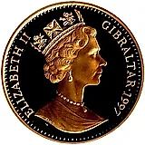 1 крона 1997, 50 лет свадьбе Королевы Елизаветы II и Принца Филиппа /Елизавета II и толпа/ [Гибралтар]