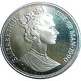 1 крона 1990, Чемпионат мира по футболу, Италия 1990 - Болонья, Кальяри, Генуя [Остров Мэн]