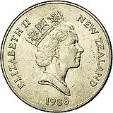 20 центов 1986 [Новая Зеландия]