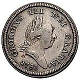 ½ пенни 1786 [Остров Мэн]