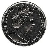 1 крона 2005, 200 лет Трафальгарскому сражению - Похороны Лорда Нельсона [Остров Мэн]