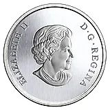 25 центов 2013, Птицы Канады - Обыкновенная сипуха [Канада]