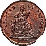 1 сентаво 1863 [Мексика]