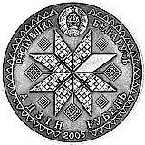 1 рубль 2005, Праздники и обряды белорусов - Пасха [Беларусь]