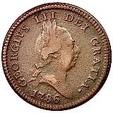 1 пенни 1786 [Остров Мэн]