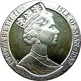 1 крона 1987, Регата Кубок Америки. Трофей [Остров Мэн]