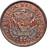 2 сентаво 1872 [Эквадор]