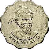 5 центов 1974-1979 [Свазиленд]