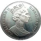 1 крона 1995, XXVI Летние Олимпийские игры, Атланта 1996 - Эстафета [Гибралтар]