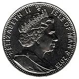 1 крона 2015, Елизавета II - самый долгоправящий монарх [Остров Мэн]