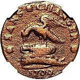 1 пенни 1709 [Остров Мэн]