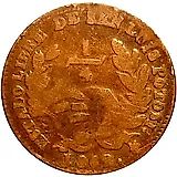 ¼ реала 1862, Женская фигура на реверсе [Мексика]