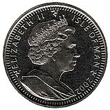 1 крона 2002, Диана, Принцесса Уэльская - работа продолжается [Остров Мэн]