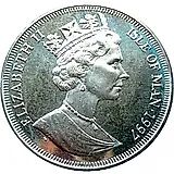 1 крона 1997, Падение Римской империи [Остров Мэн]