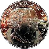 1 крона 2007, 60 лет свадьбе Королевы Елизаветы II и Принца Филиппа /Свадебный букет из белых орхидей/ [Остров Мэн]