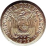 ½ сентаво 1909 [Эквадор]