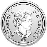 25 Cents 2009, Teddy Bear, Crescent Moon [Canada]
