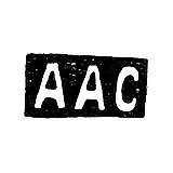 Master's Mark of Anna Akimovna Stolyarova - Moscow - initials "AAS" - 1883-1900