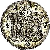 2 копейки 1757, ливонез