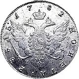 1 рубль 1782, СПБ-ИЗ