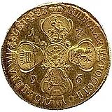 10 рублей 1796, СПБ-TI