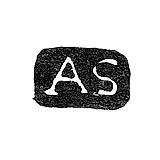 Maker's Mark of Master Stokberg Alexander - Leningrad - Initials "AS" - 1842-1850