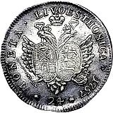 24 копейки 1757, ливонез, Новодел