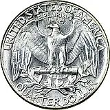 25 центов 1962, без обозначения монетного двора [США]