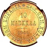 10 марок 1904, L
