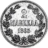 2 марки 1865, S