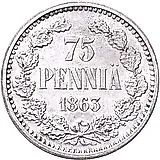 75 пенни 1863