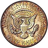 50 центов 1969, D, знак монетного двора "D" - Денвер [США]