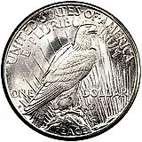 1 доллар 1922, S, мирный доллар [США]