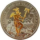 10 долларов 2008, Меркурий [Острова Кука]