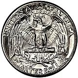 25 центов 1963, без обозначения монетного двора [США]