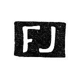Master's Mark of Joosep Franz - Tallinn - Initials "FJ" - 1920-1940
