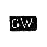 Клеймо мастера Вейс Густав - Ленинград - инициалы "GW" - 1782-1791 гг.