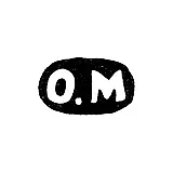 Maker's Mark of Olga Filippovna Mukhina - Moscow - initials "O.M"