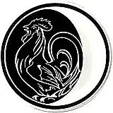 3 рубля 2005, ММД, петух Proof