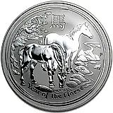 1 доллар 2014, P, год лошади [Австралия]