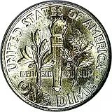 10 центов 1963, без обозначения монетного двора [США]