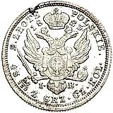 2 злотых 1823, IB