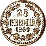 25 пенни 1869, S