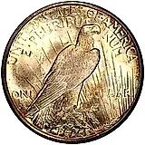 1 доллар 1925, S, мирный доллар [США]