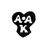 Master's Hallmark of Kosyrev Alexey - Moscow - initials "A-A K"