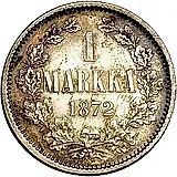 1 марка 1872, S