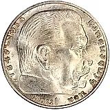 2 рейхсмарки 1938 [Германия / Третий рейх]