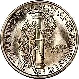 10 центов 1942, без обозначения монетного двора [США]