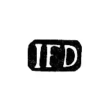 Maker's Mark of Master Dorsch Johann Friedrich - Riga - initials "IFD"